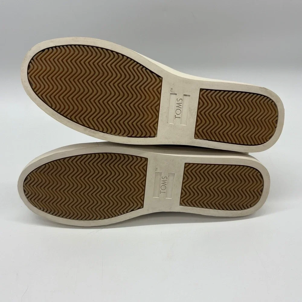 TOMS Womens 8.5 Paxton Cobblestone Suede Slip On Faux Fur Ankle Slippers shoes
